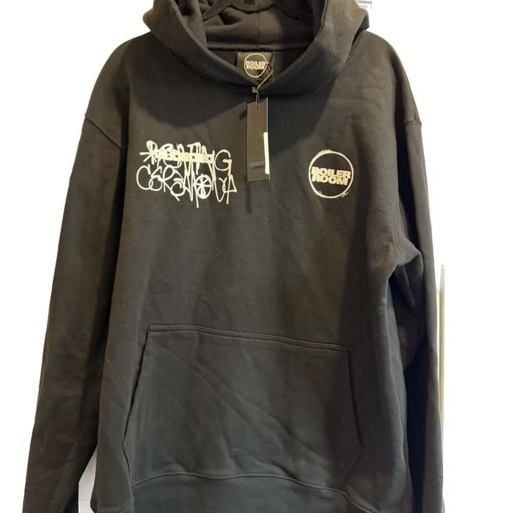 Boiler Room Boiler Room WORLD TOUR BLACK HOODIE SIZE XL